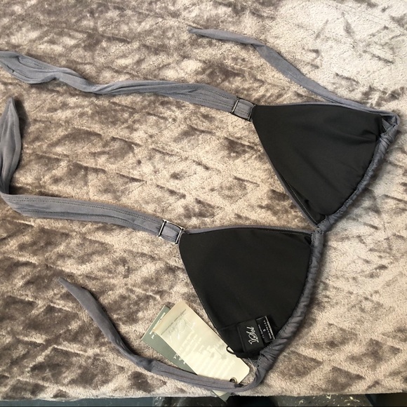 Gray Triangle Bikini Top - Picture 5 of 5